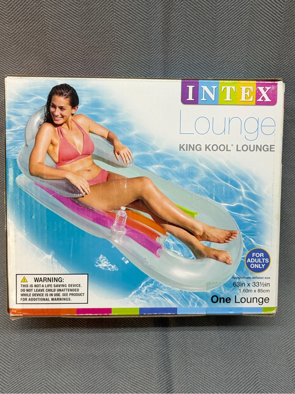 Intex lounge king kool lounge for adults only multicolor